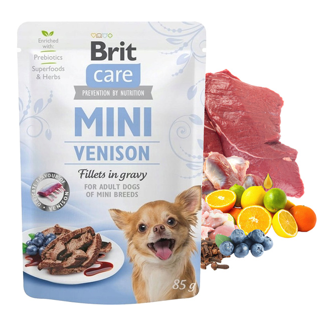 BRIT CARE MINI karma mokra dla psa mix smaków 30 x 85g