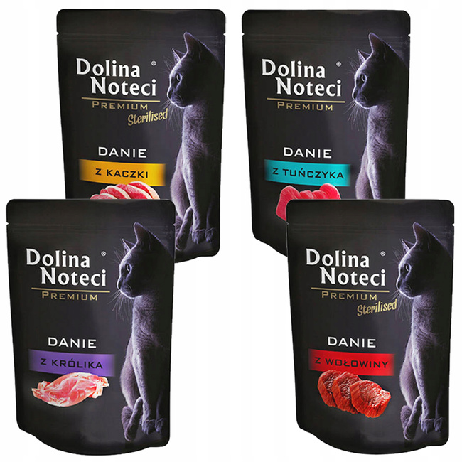 Dolina Noteci Premium karma mokra dla kota 100 x 85g mix