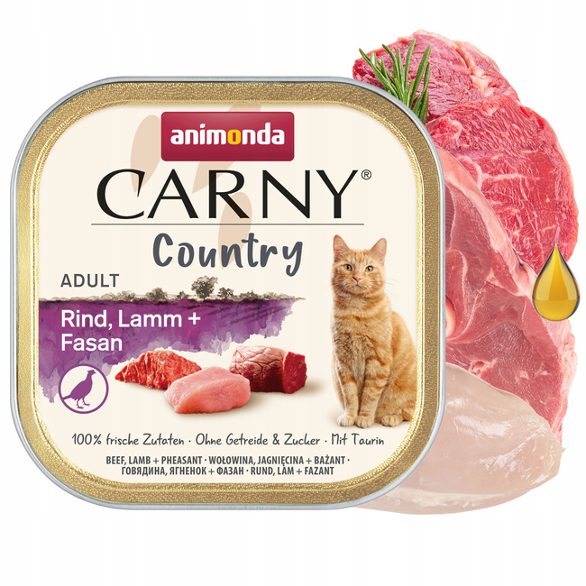 ANIMONDA Carny Country karma mokra dla kota Mix Smaków 18 x 100g